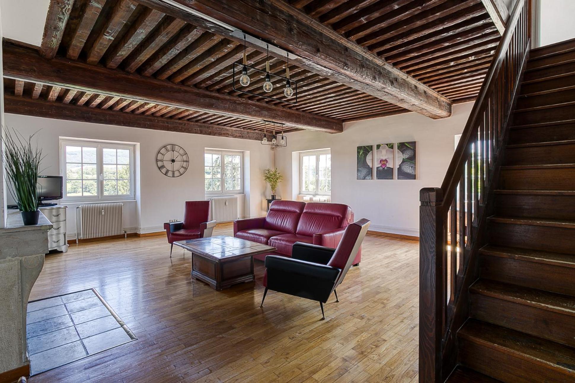 Sejourner Au Chateau De La Roue Grand Appartement Lissieu Exterior foto